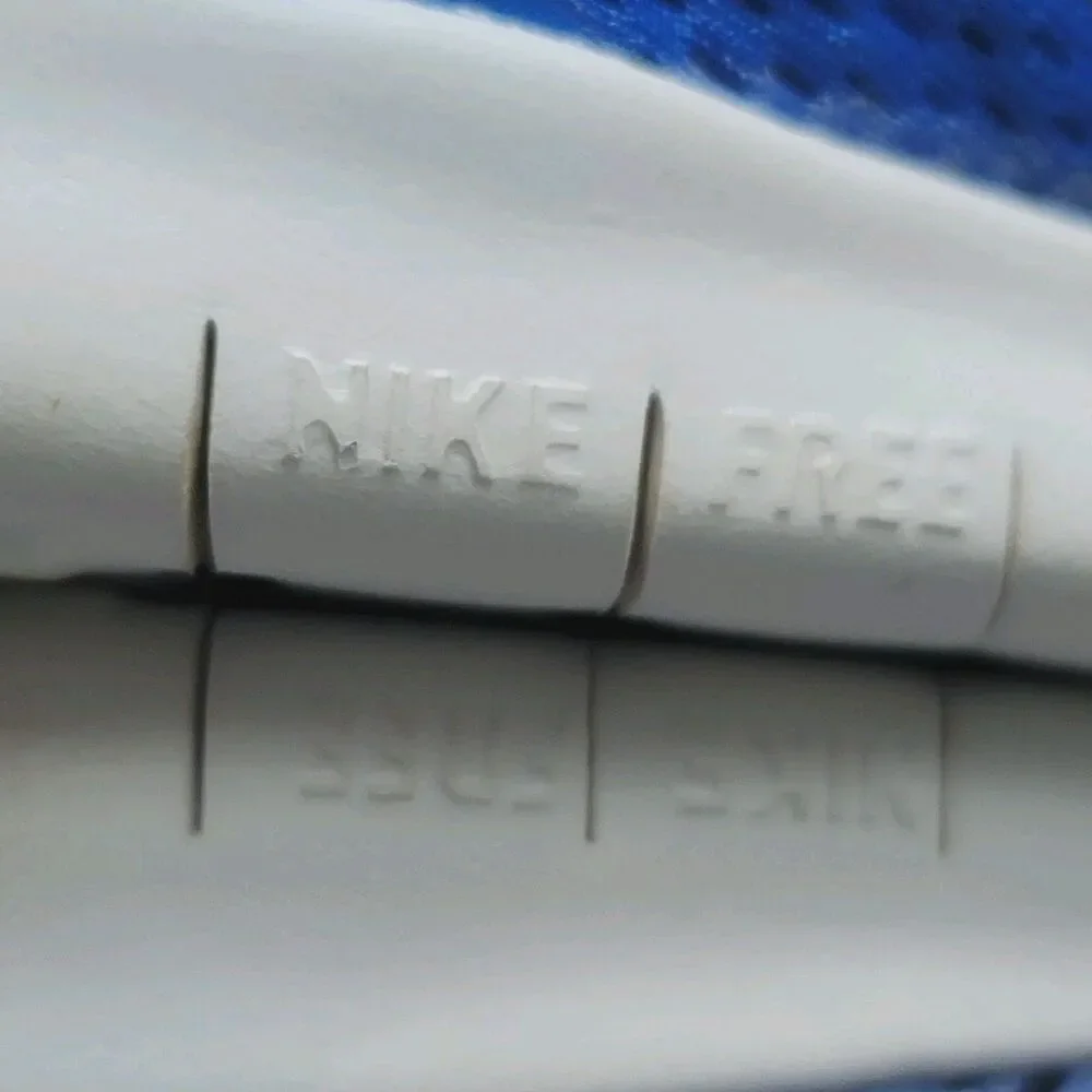Nike Free Run TDV Kids Toddler Blue Sneakers Shoes Size 6C